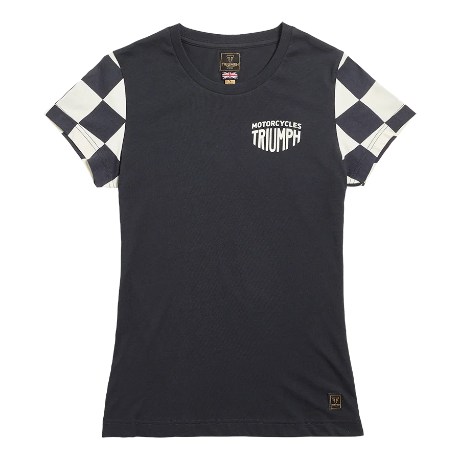 Triumph Ladies Marie Black & Bone T Shirt