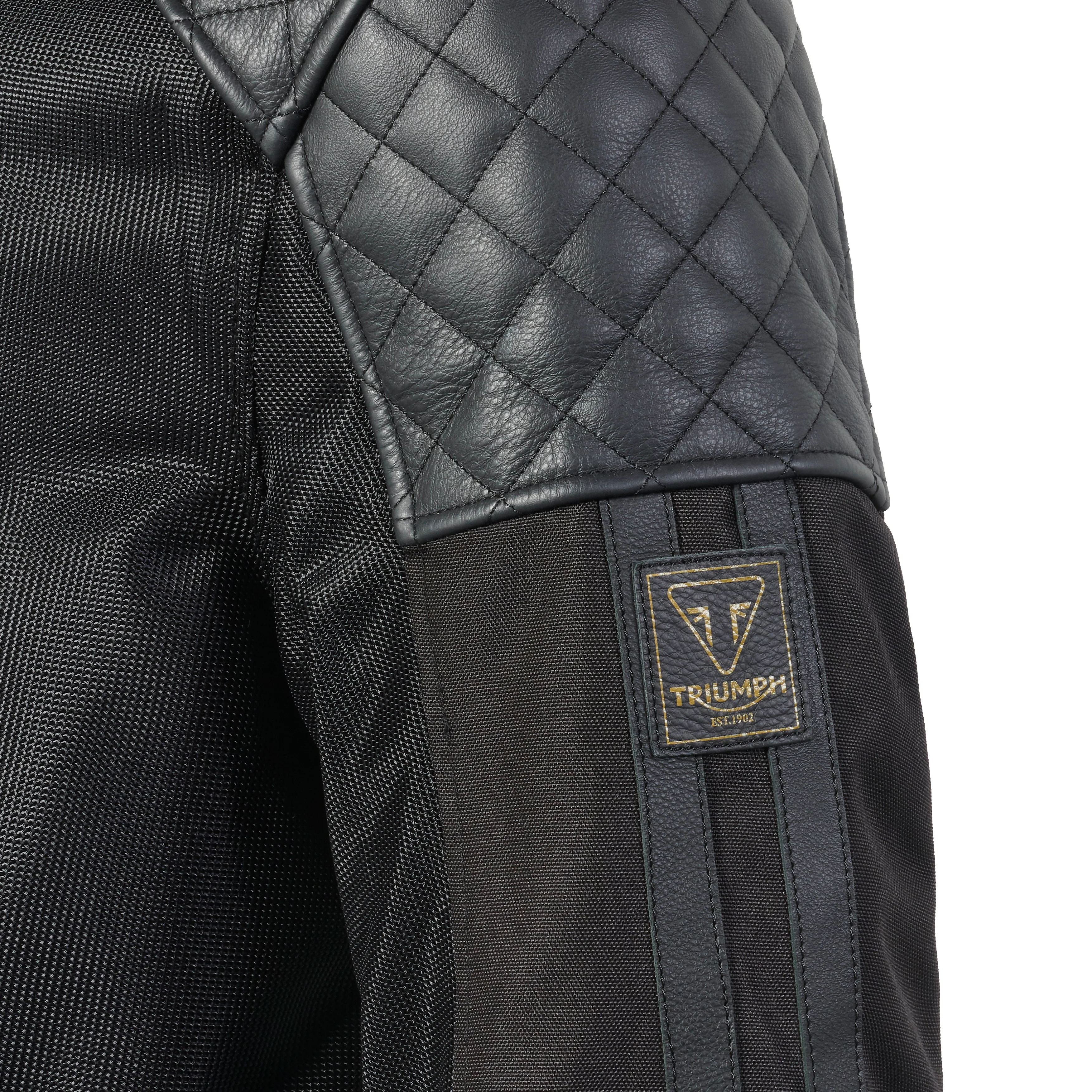 Triumph Mens Braddan Mesh 2 Jacket Black - Image 5
