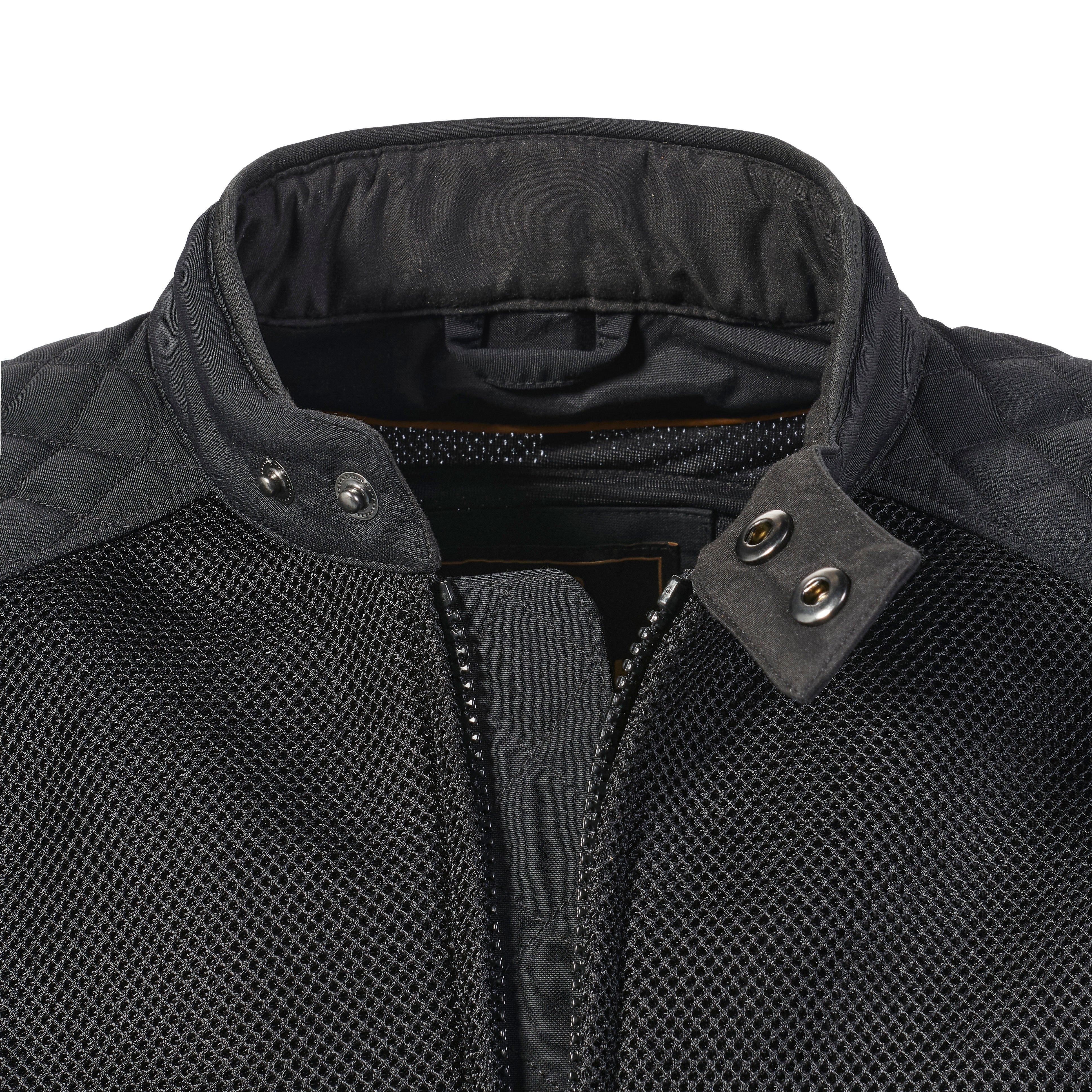 Triumph Mens Braddan Retro Mesh Jacket Black - Image 5