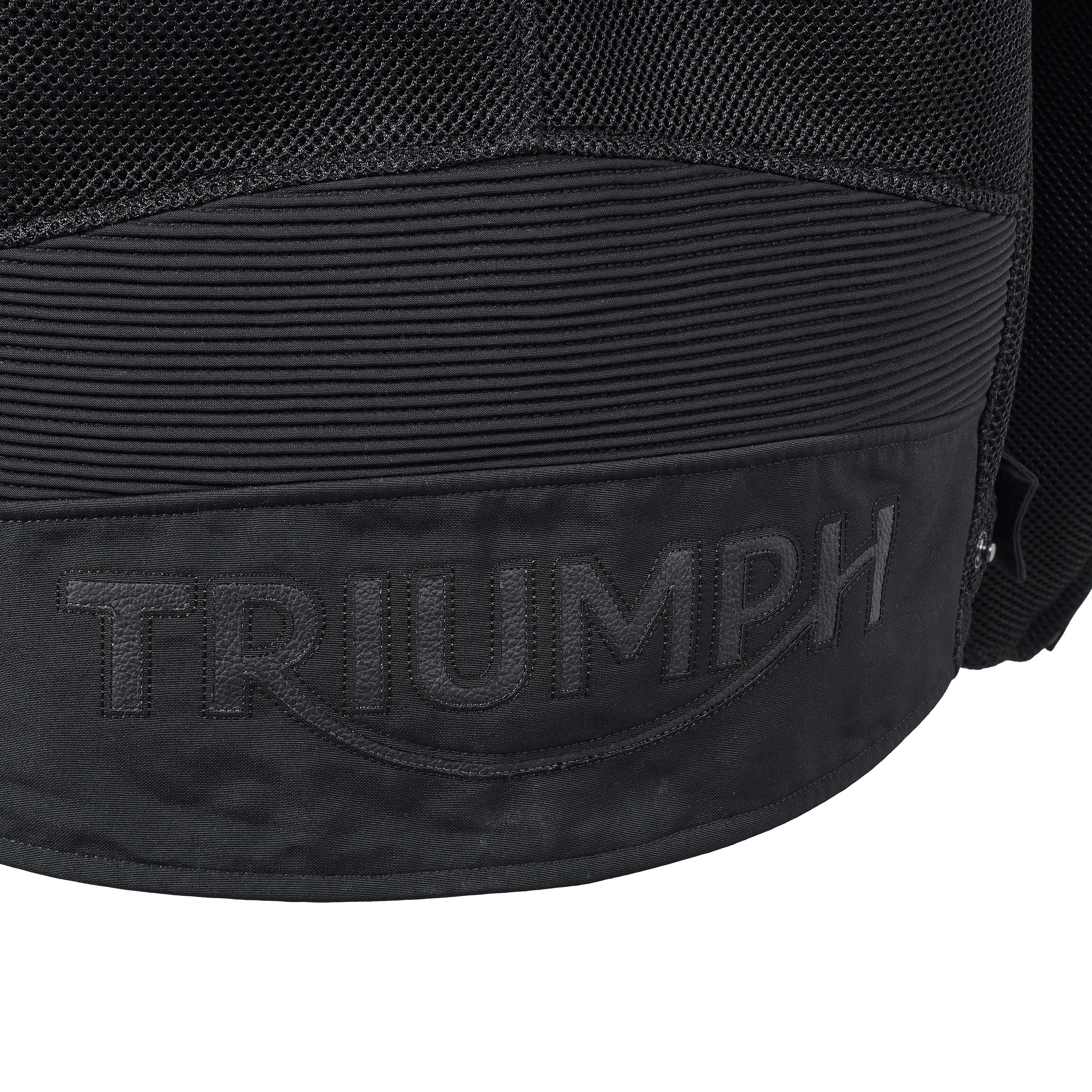 Triumph Mens Braddan Retro Mesh Jacket Black - Image 8