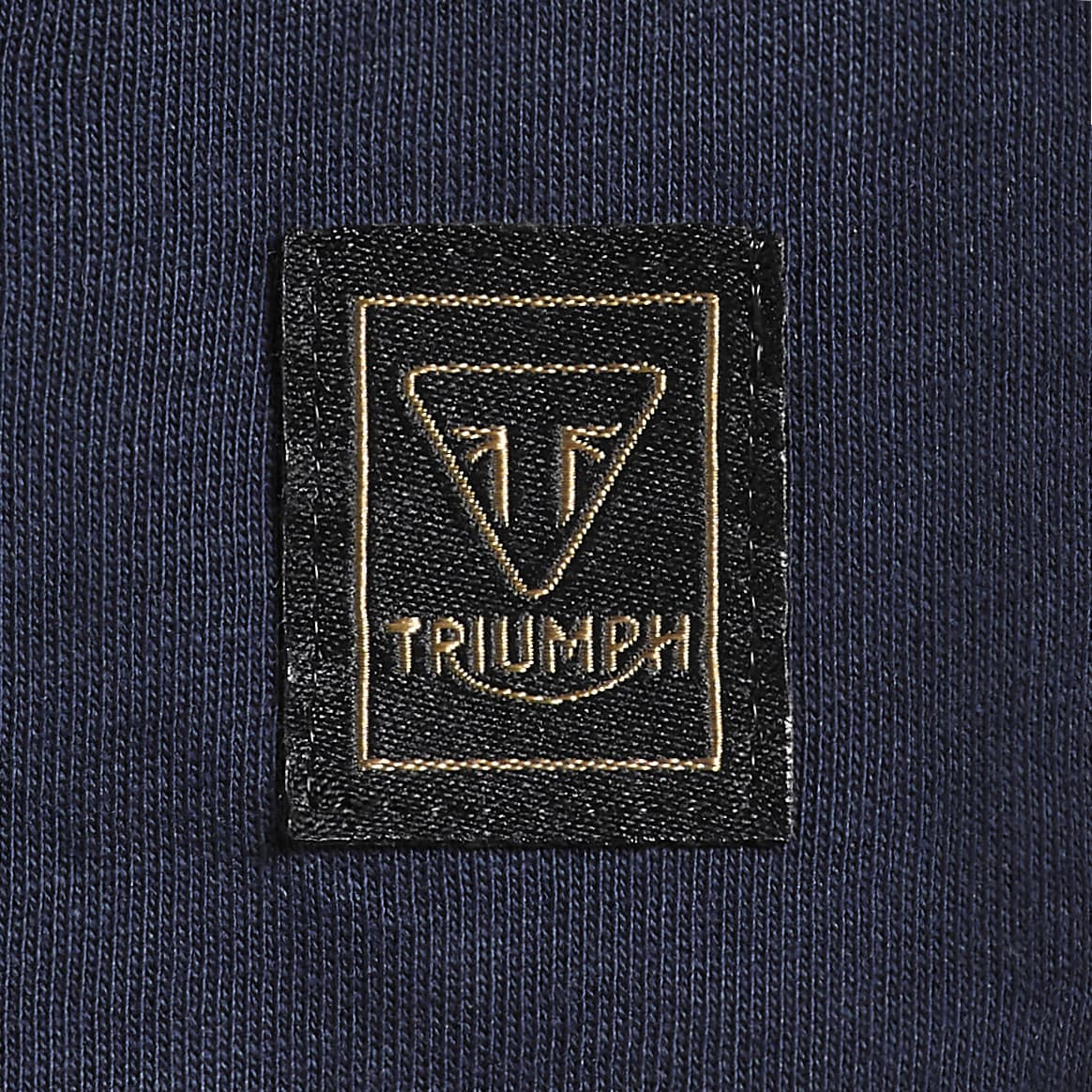 Triumph Mens Cartmel Black Iris & Gold T Shirt - Image 3